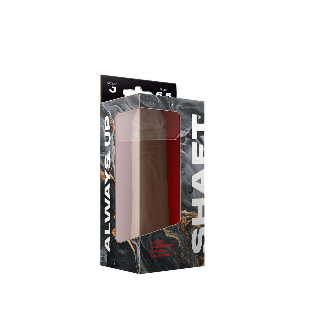 Shaft - Model J 6.5 Inch Liquid Silicone Dong - Oak