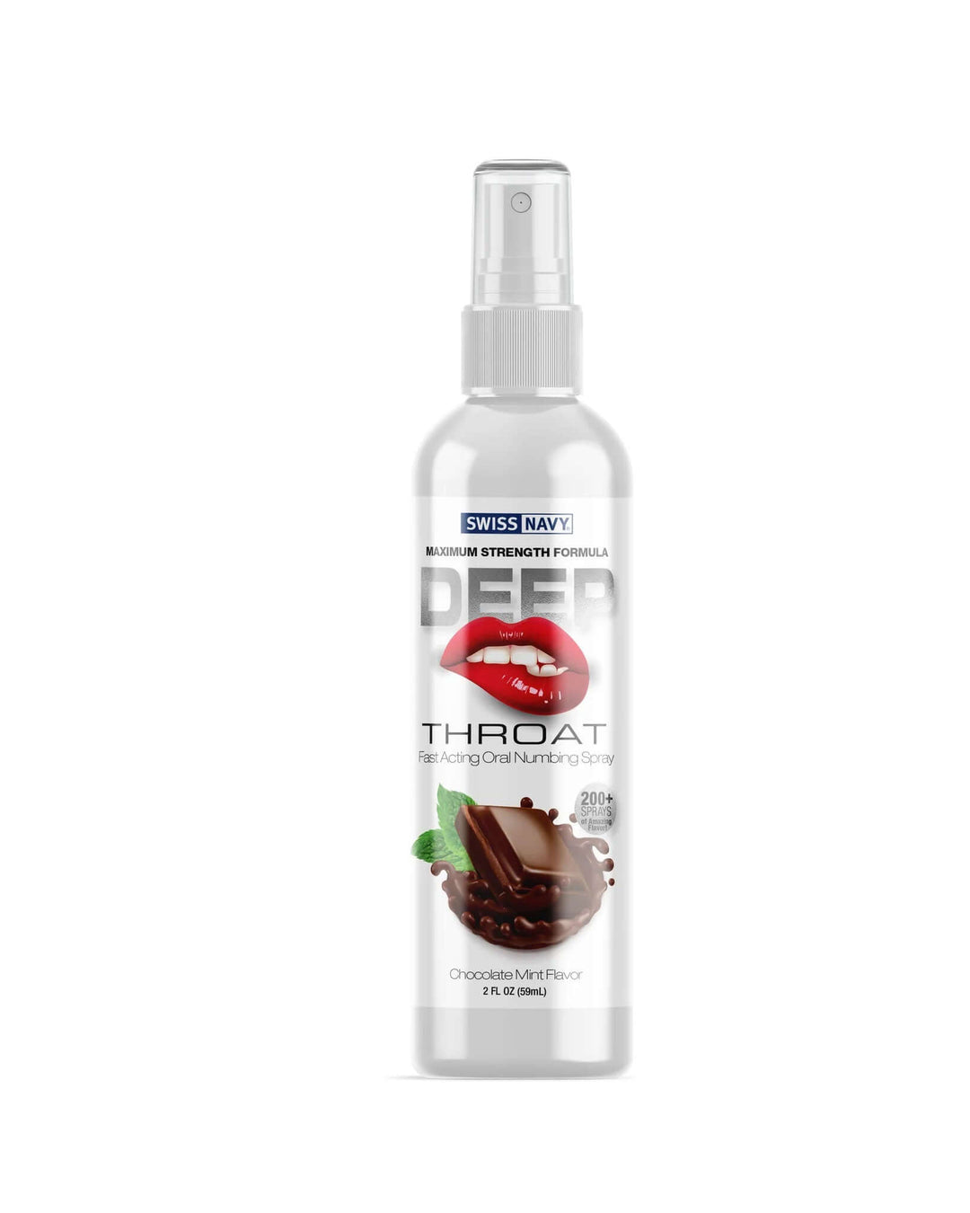 Swiss Navy Deep Throat Spray - Chocolate Mint - 2 Oz
