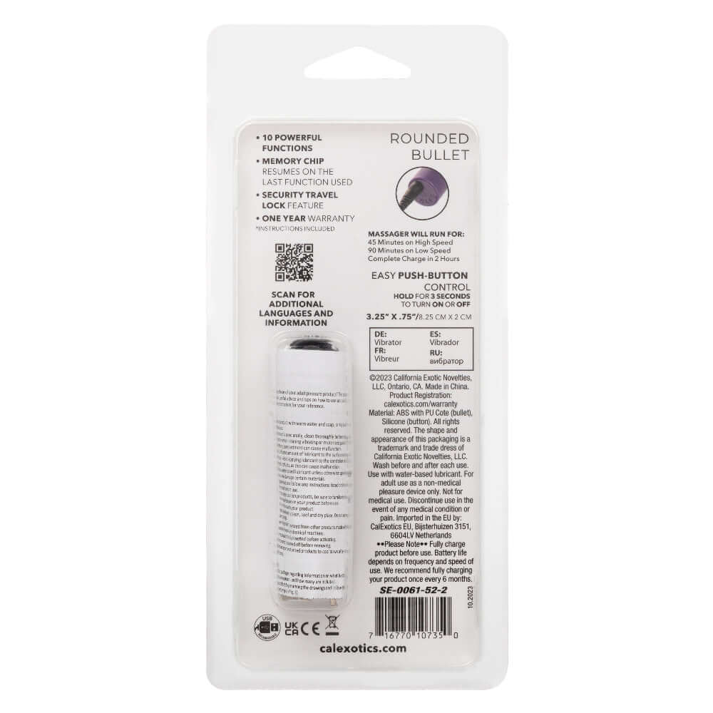 Turbo Buzz Rounded Bullet - Purple