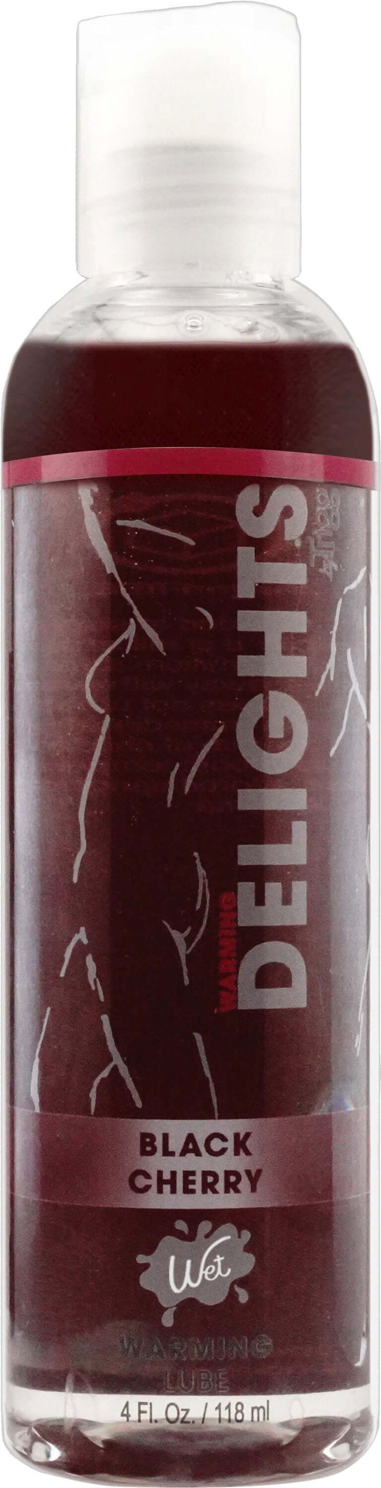 Warming Delights - Black Cherry - Flavored Lube 4 Oz