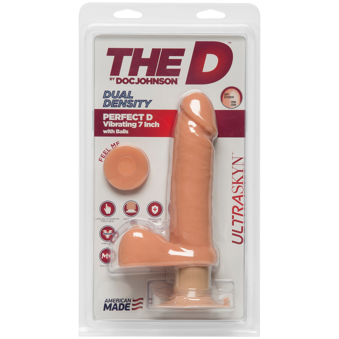 The D - Perfect D Vibrating 7 Inches - Vanilla