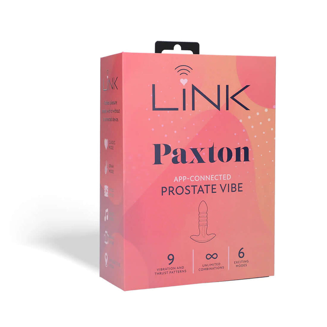 Link Paxton - App Connected Prostate Vibe - Navy  Blue