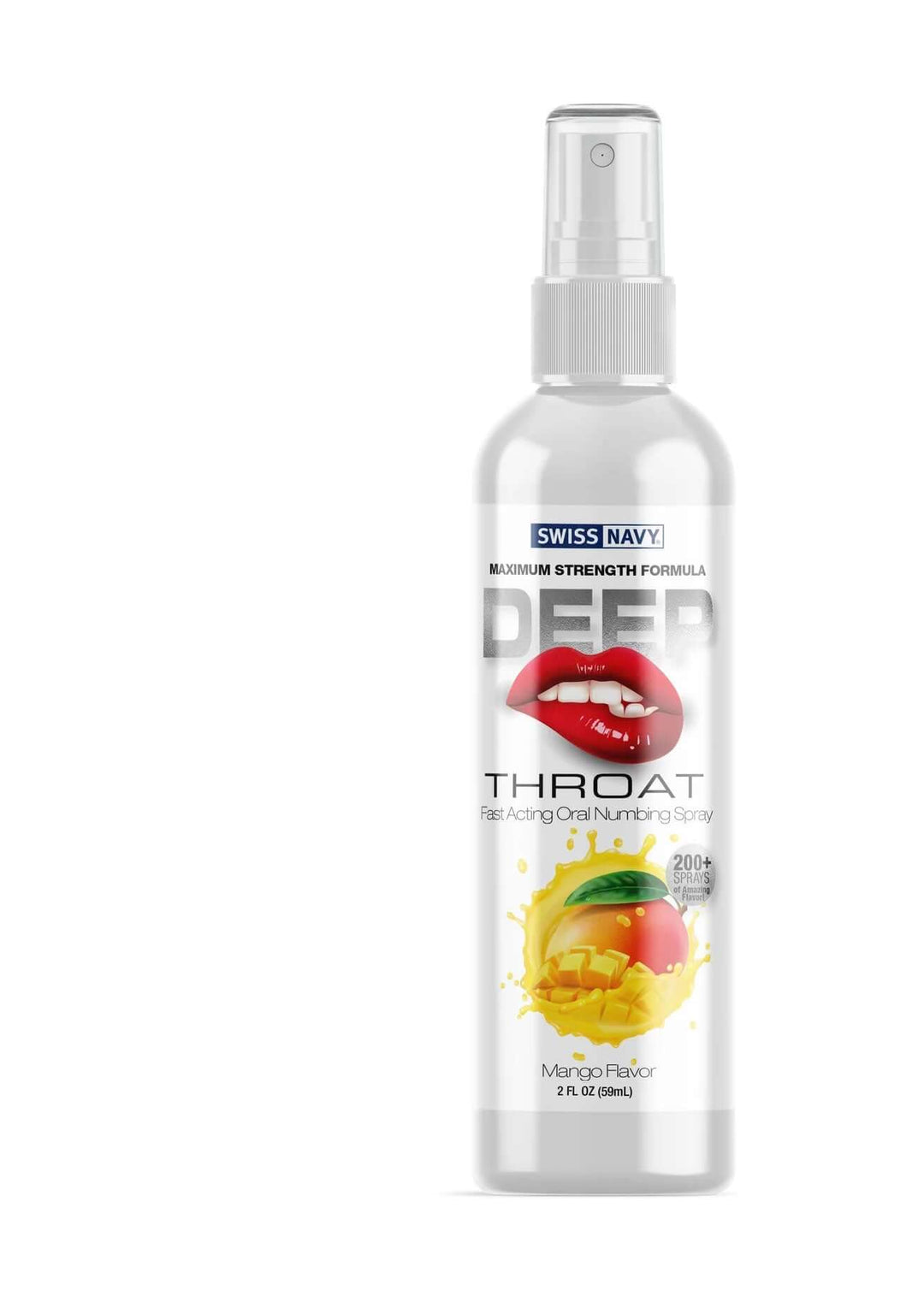 Swiss Navy Deep Throat Spray - Mango - 2 Oz