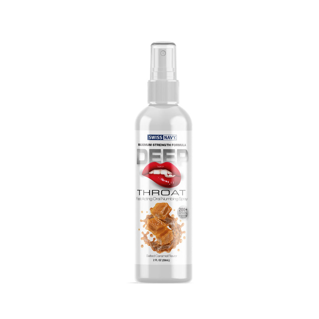 Swiss Navy Deep Throat Spray - Salted Caramel - 2 Fl Oz