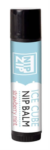 Nip Zip Ice Cube Nip Balm - Strawberry Mint - Tube Carded