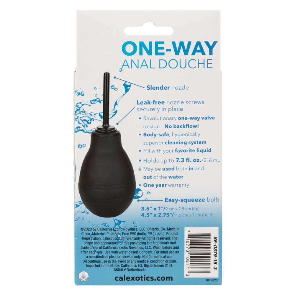 One Way Anal Douche - Black