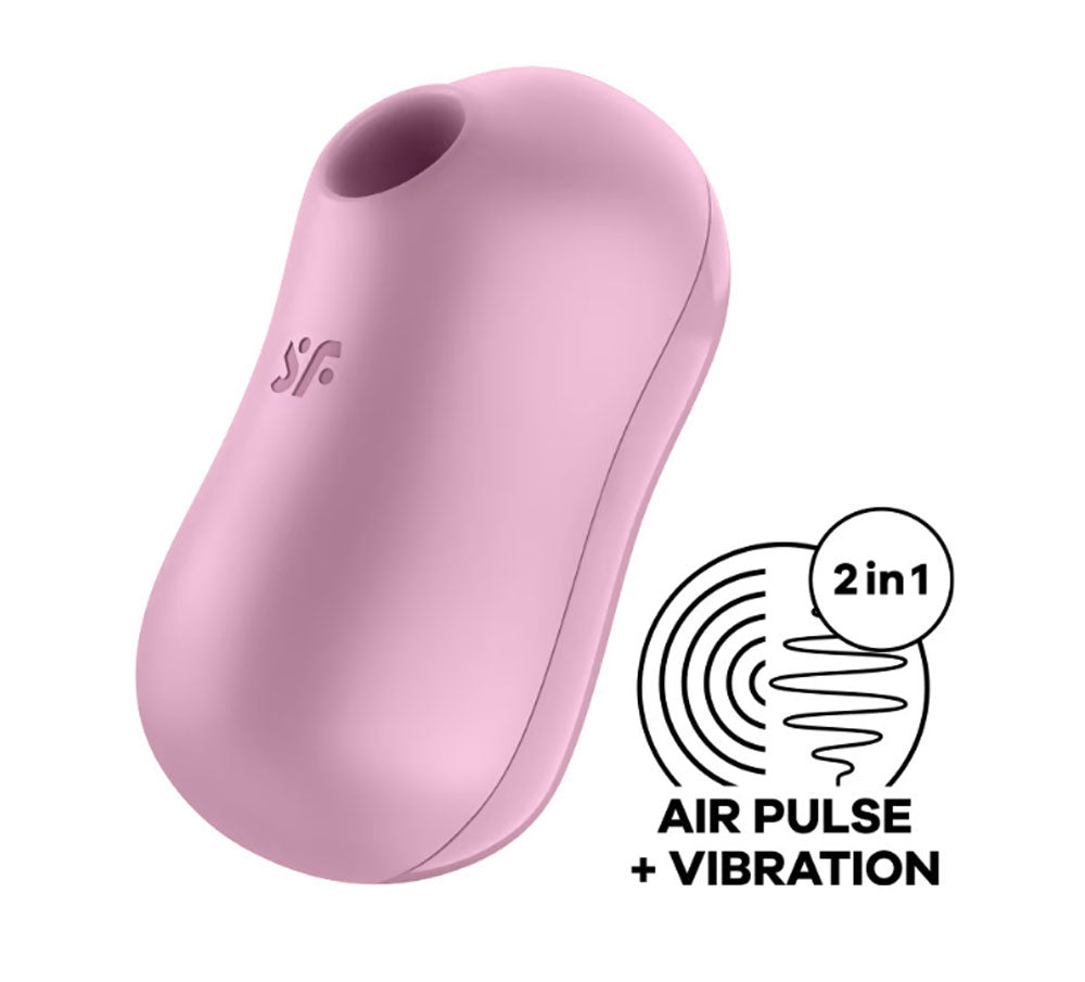 Satisfyer Cotton Candy - Air Pulse Stimulator Plus Vibrator - Lilac