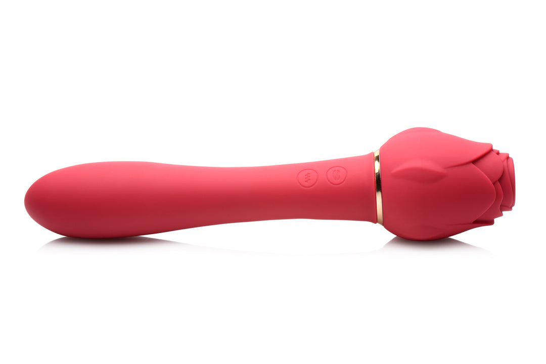 Bloomgasm - Sweet Heart Rose 5x Suction Rose and  10x Vibrator - Pink