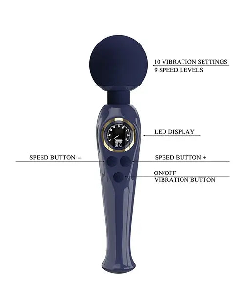 Skylar - Led Digital Display Wand - Blue