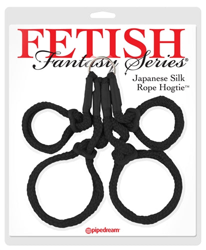 Fetish Fantasy Series Japanese Silk Rope Hogtie -  Black