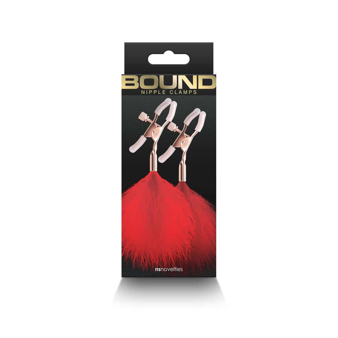 Bound - Nipple Clamps - F1 - Red