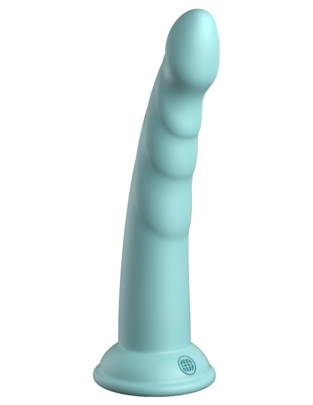 Dillio Platinum - Slim Seven 7 Inch Dildo - Teal