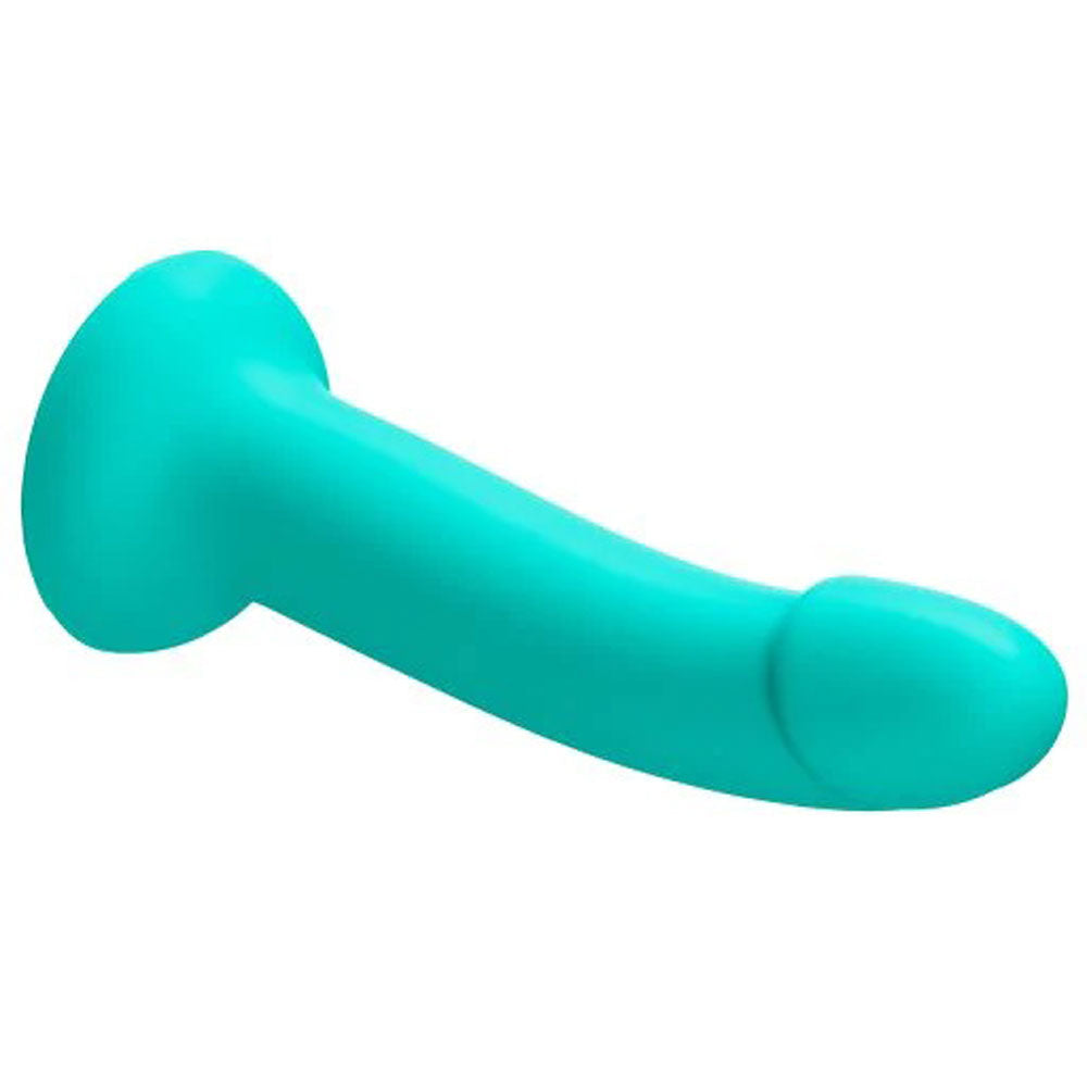 Ergo Super Flexi III Dong Soft and Flexible Liquid Silicone With Vibrator - Teal