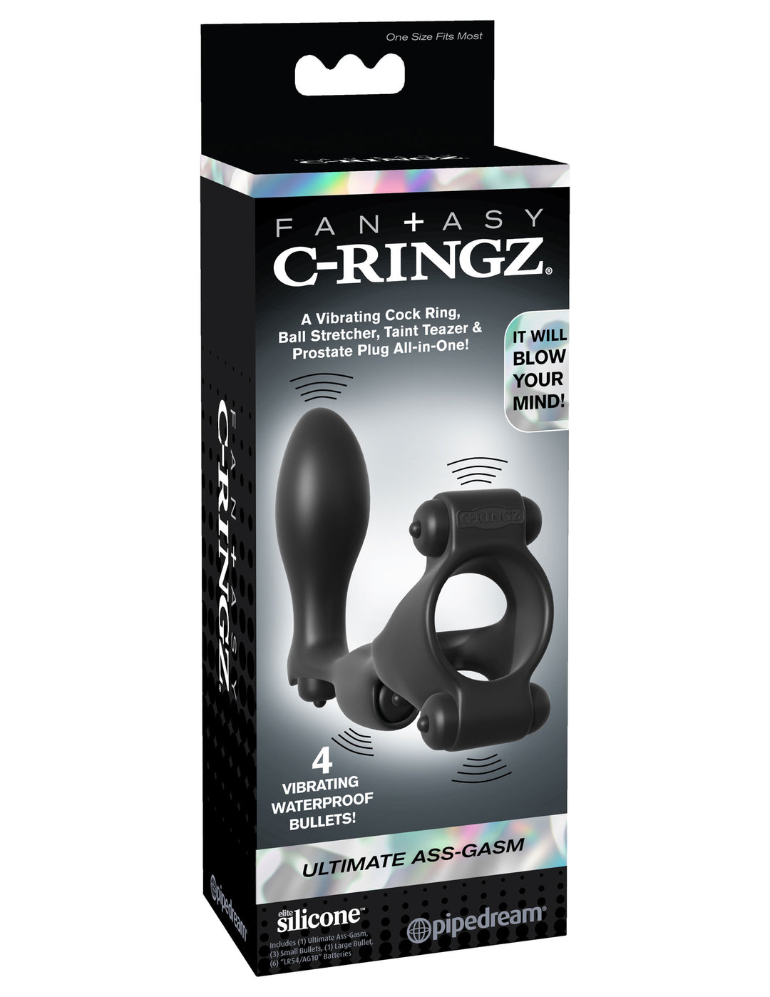 Fantasy C-Ringz Ultimate Ass Gasm - Black