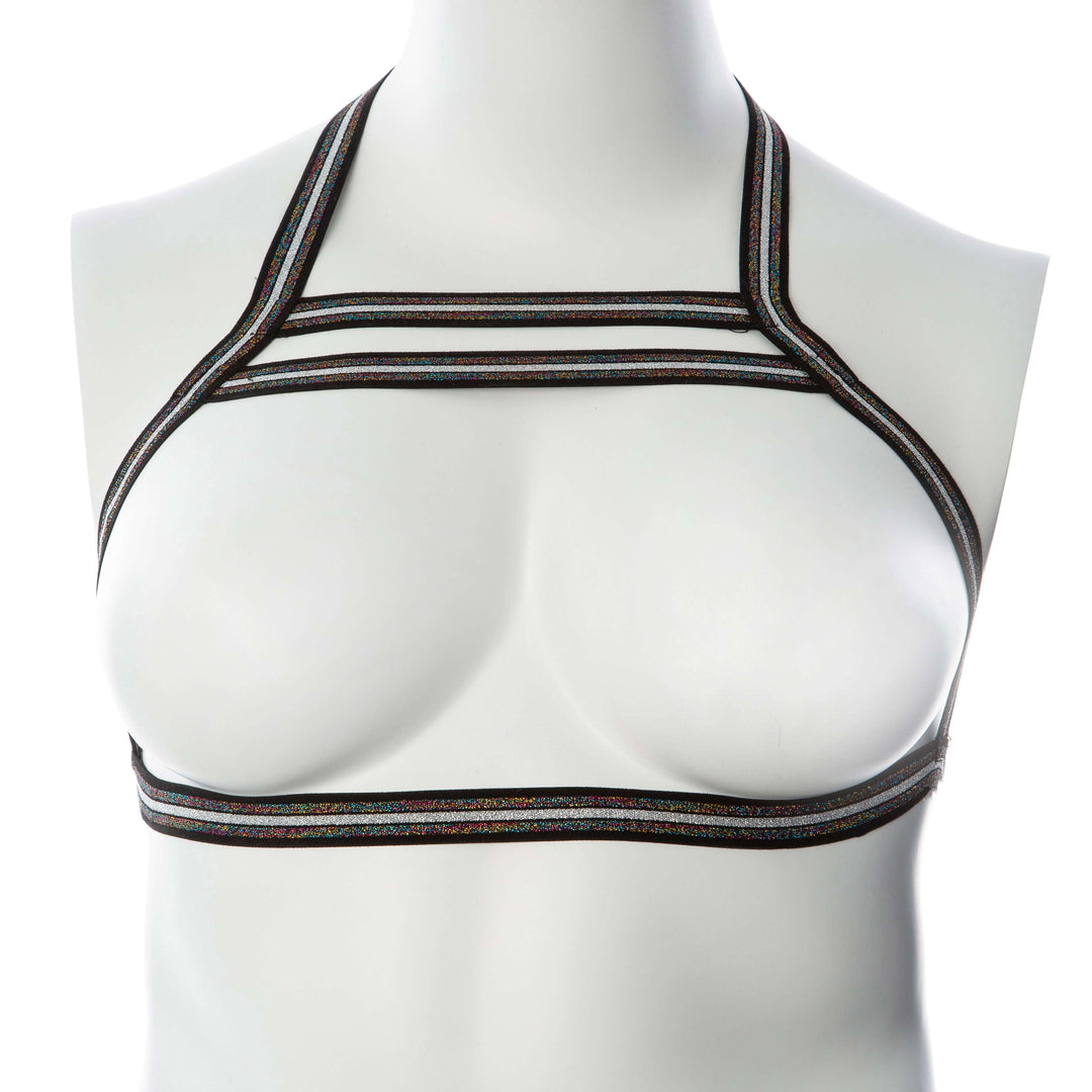 Gender Fluid Silver Lining Harness - Large/xxlarge - Multi-Color