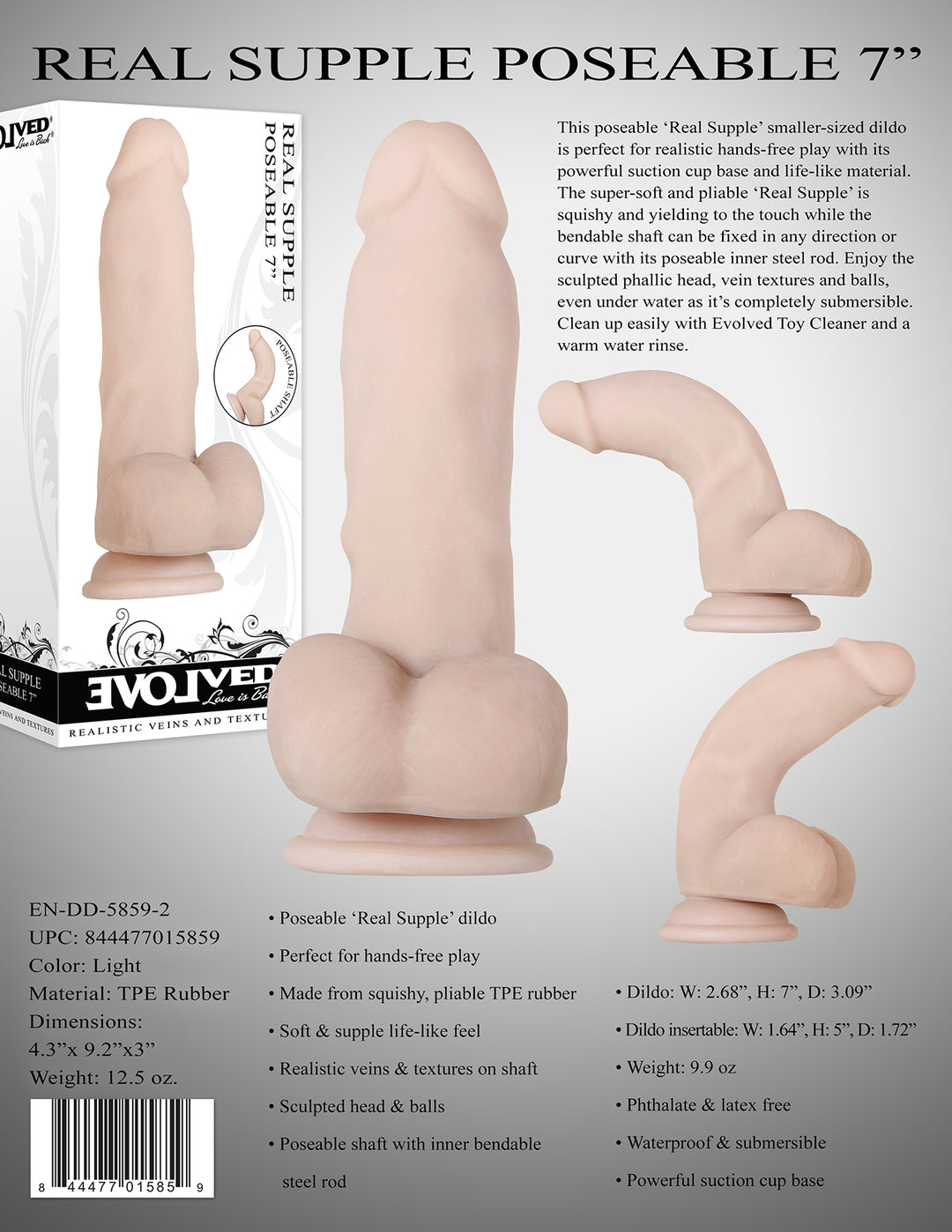 Real Supple Poseable 7 Inch