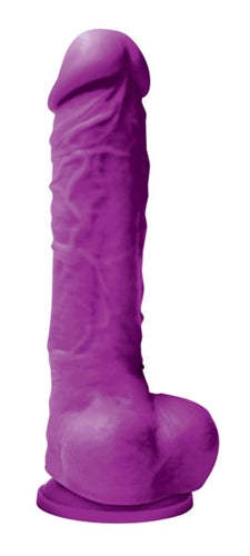 Colours Pleasures - 5 Inch Dildo - Purple