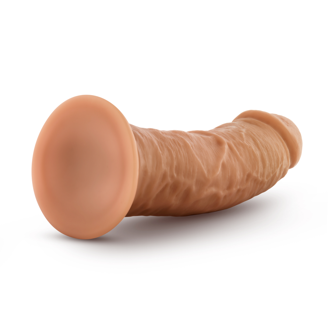 Dr. Skin Glide 8 Inch Self Lubricating Dildo -  - Mocha