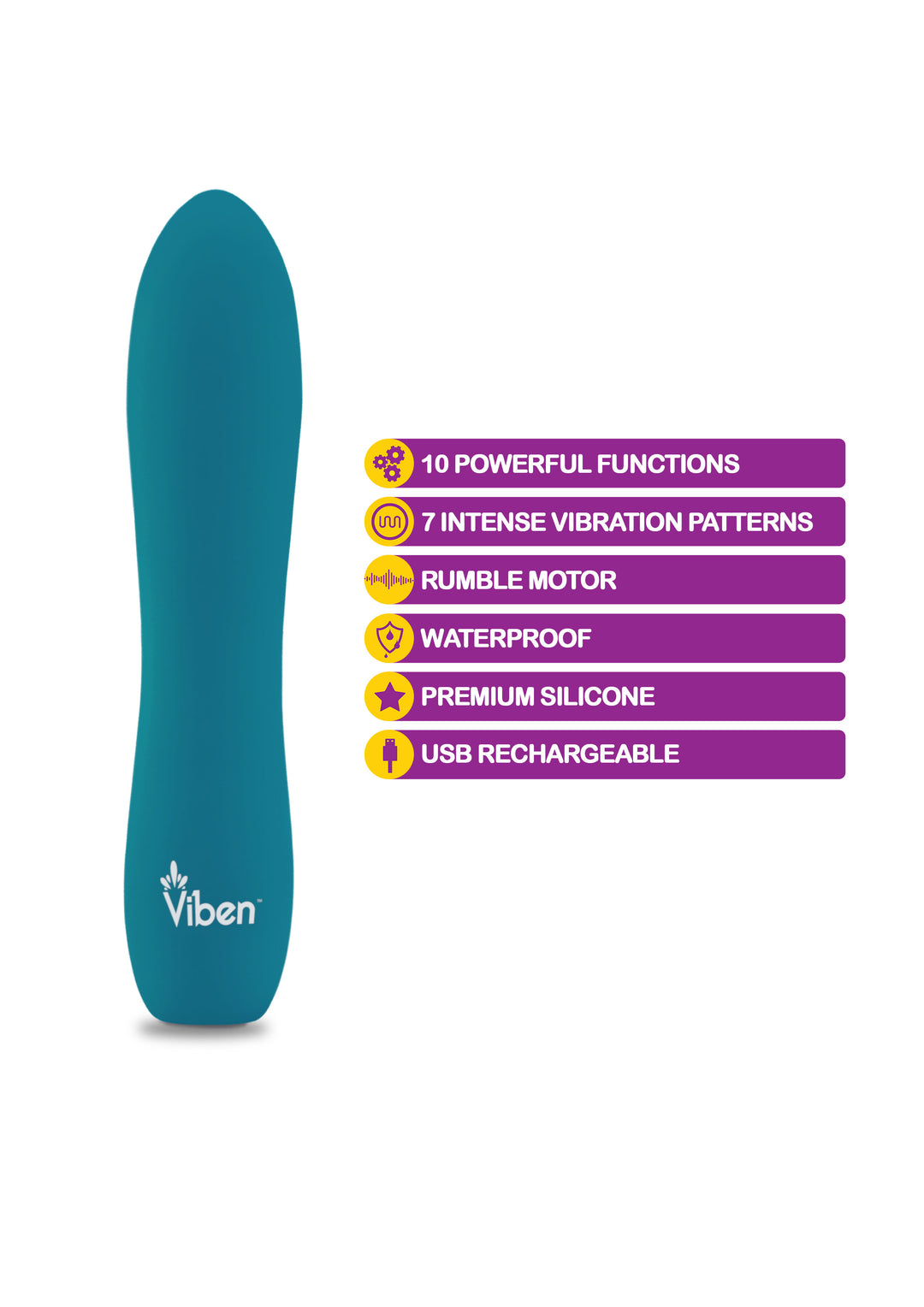 Vivacious - Ocean - Intense 10-Function Bullet