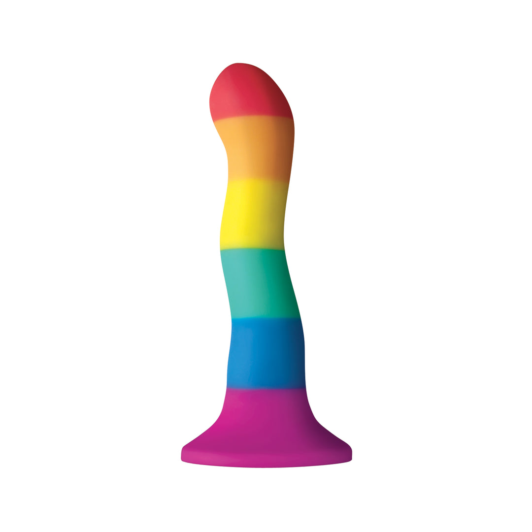 Colours - Wave - Pride Edition - 6 Inch Dildo - Rainbow