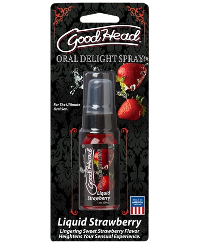 Good Head Oral Delight Spray 1 Oz  - Liquid Strawberry