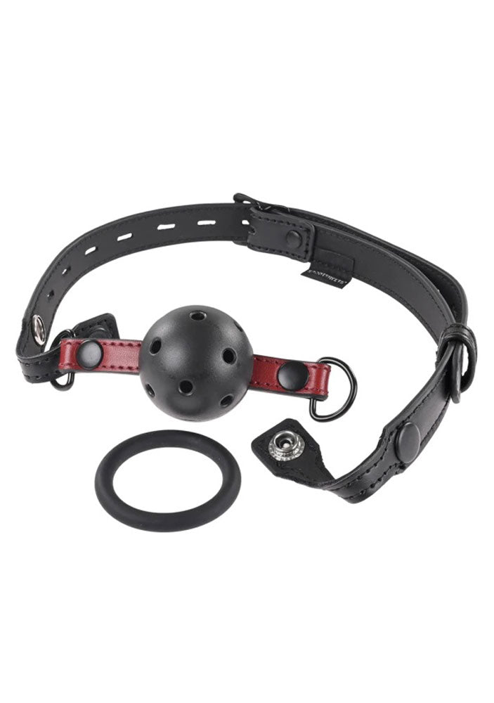 Saffron Interchangeable Gag - Black/red