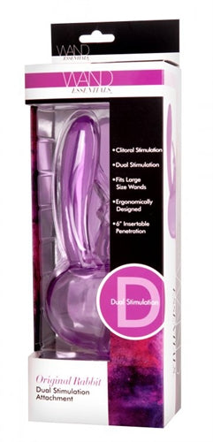 Original Rabbit Dual Stimulation Wand  Attachment - Purple We-Ab935