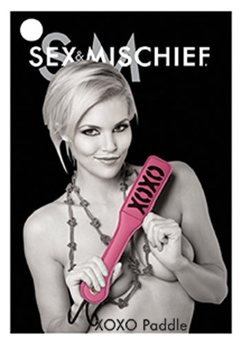 Sex and Mischief Xoxo Paddle - Pink