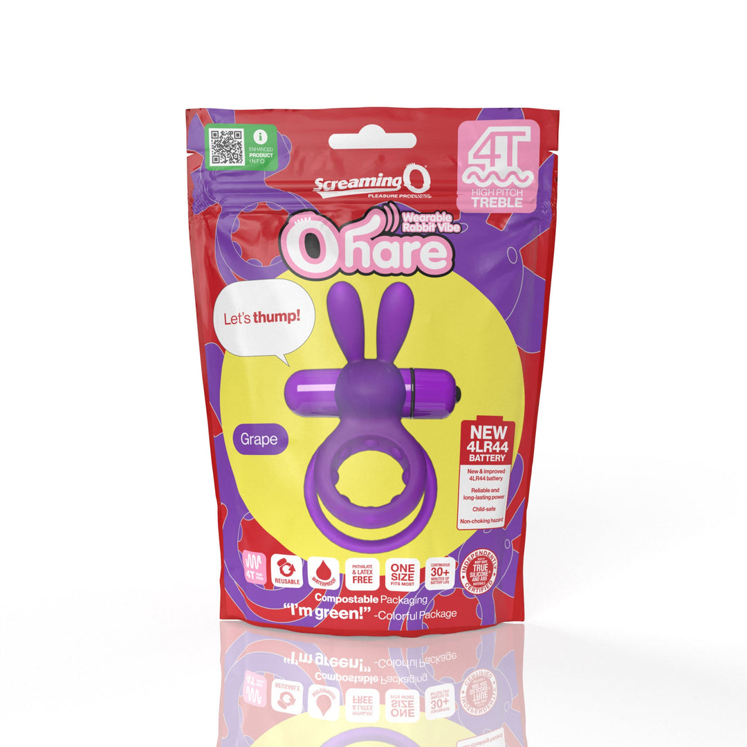 Screaming O 4t - Ohare Wearable Rabbit Vibe -  Grape