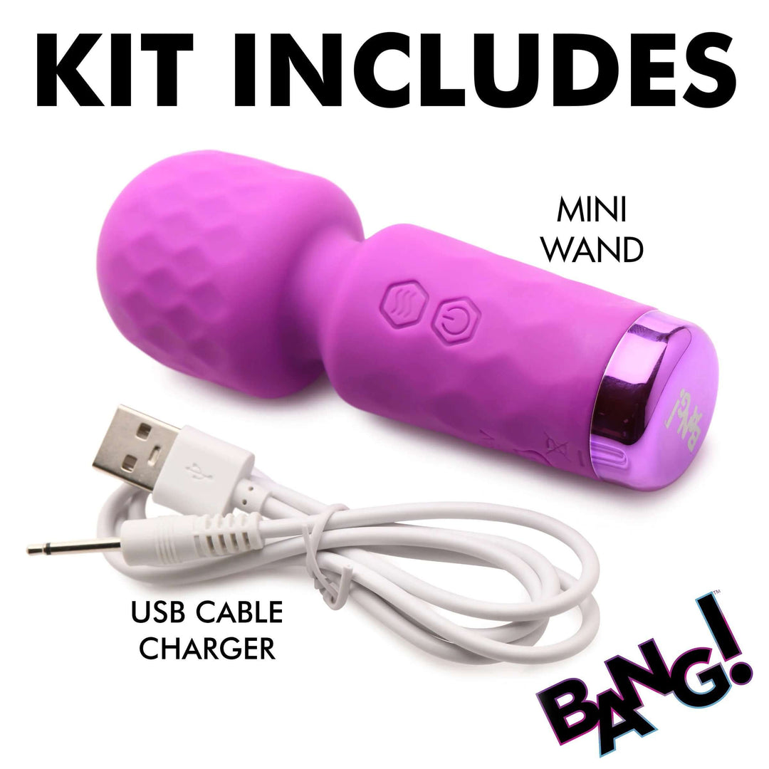 10x Mini Silicone Wand - Purple