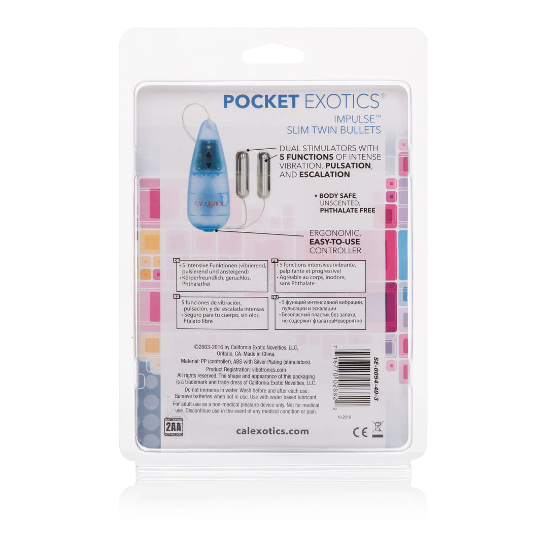 Pocket Exotics Impulse Slim Twin Bullets