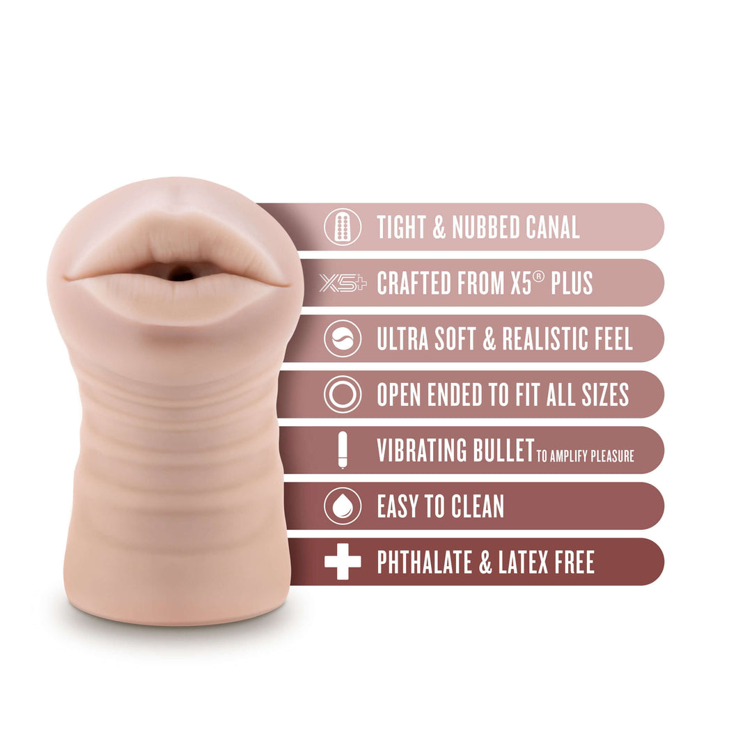 Enlust - Nicole - Vibrating Stroker - Beige