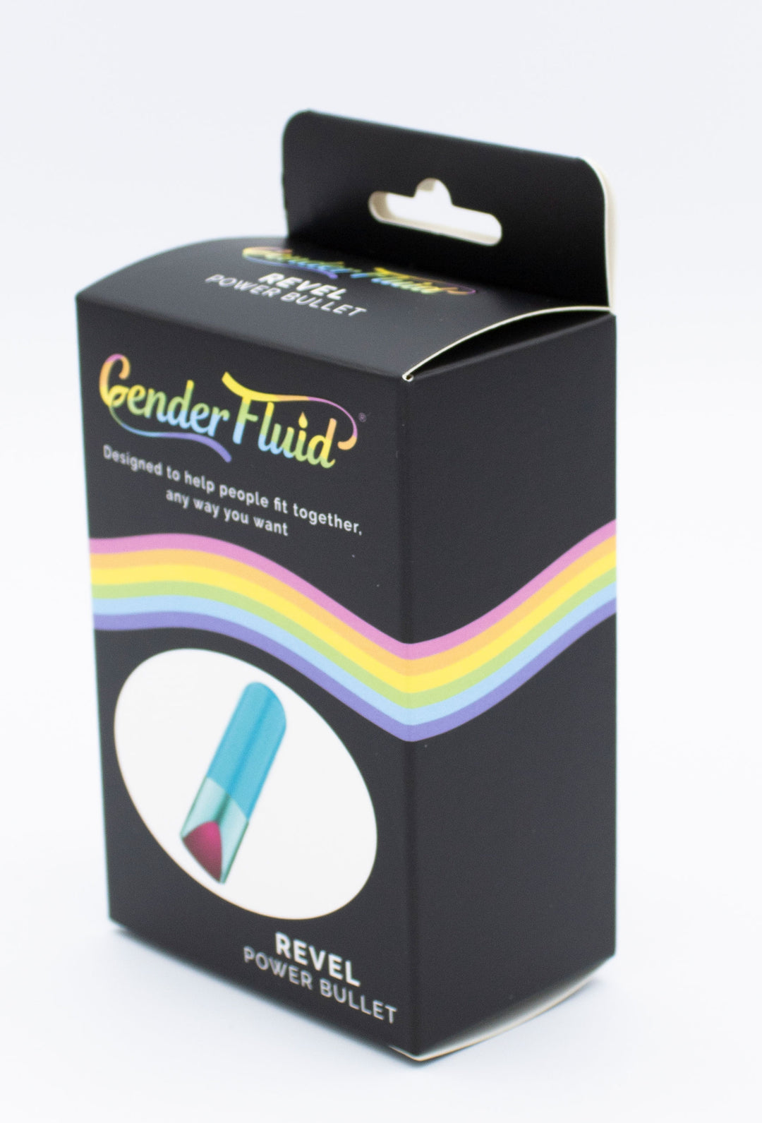 Gender Fluid Revel Power Bullet - Aqua Blue