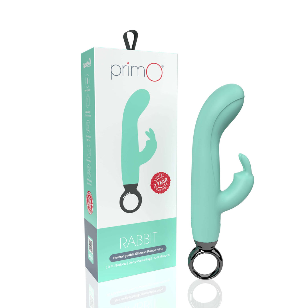 Primo Rabbit Rechargeable Vibrator - Kiwi