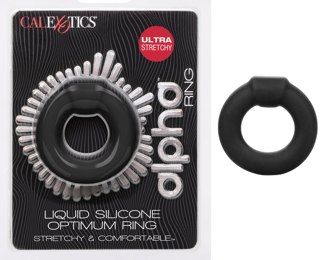 Alpha Liquid Silicone Optimum Ring - Black