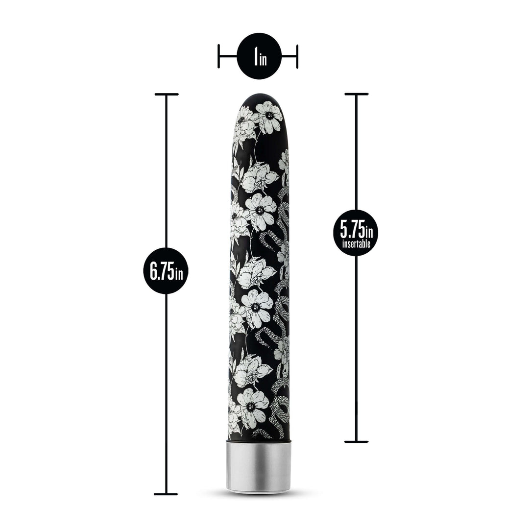 The Collection - Eden - 7 Inch Rechargeable Vibe - Black