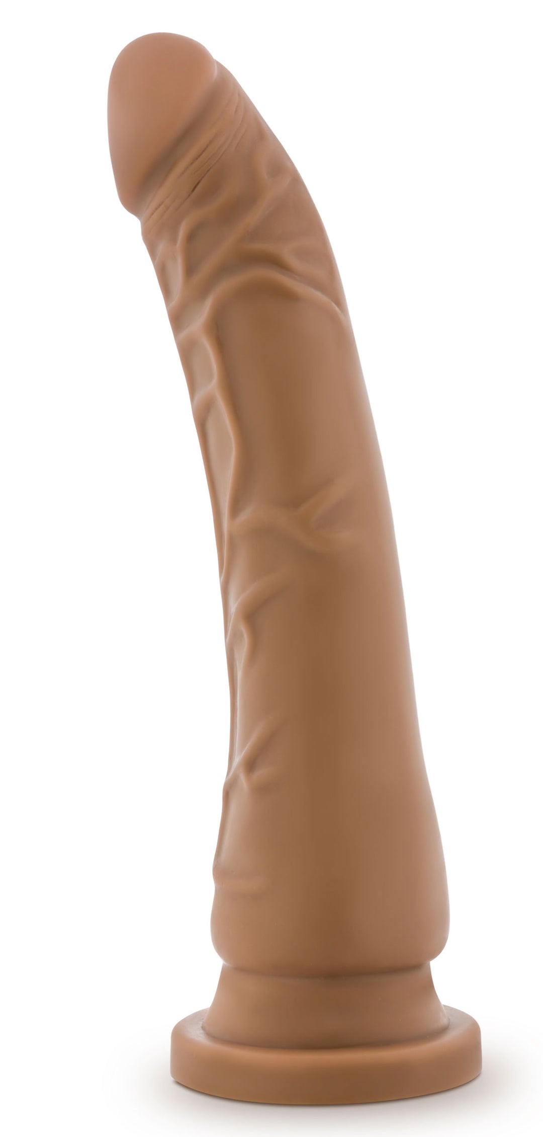 Dr. Skin Silicone - Dr. Noah - 8 Inch Dong With  Suction Cup - Mocha