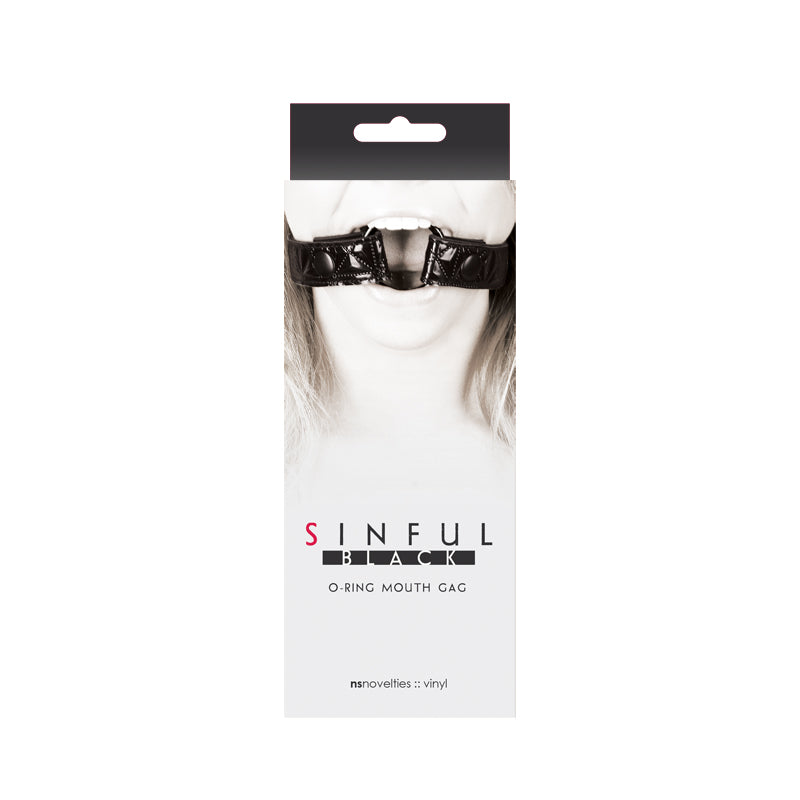 Sinful - O-Ring Mouth Gag - Black