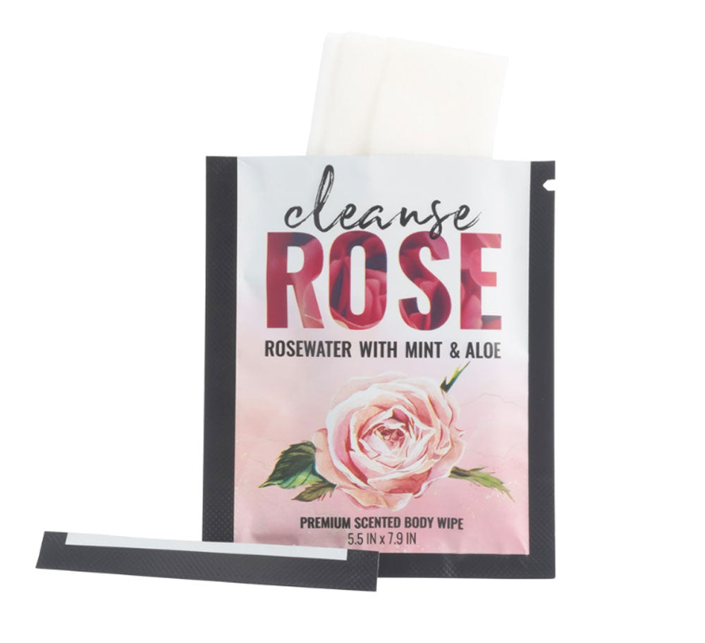 Alchemy Cleanse Rosewater Body Wipes 16 Ct