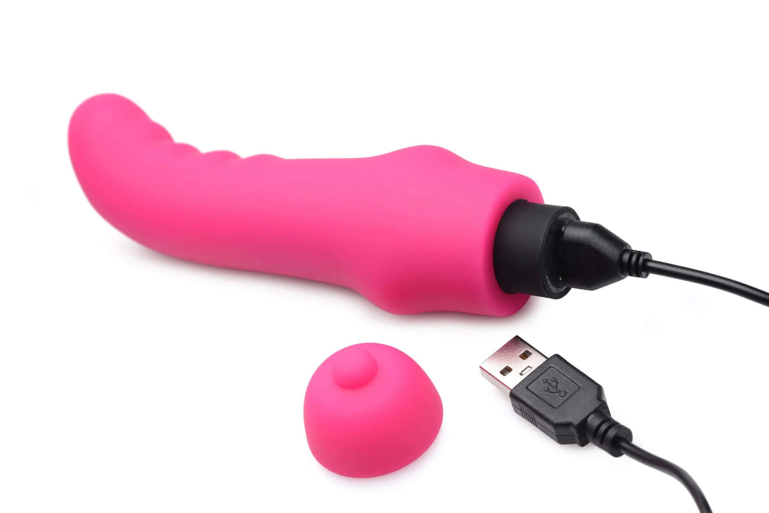 Lil Wavy Mini Silicone G-Spot Vibe - Magenta