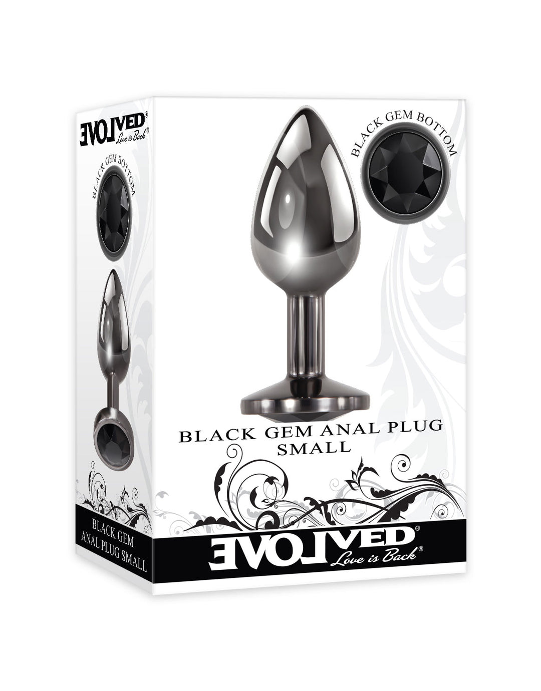 Black Gem Anal Plug - Small