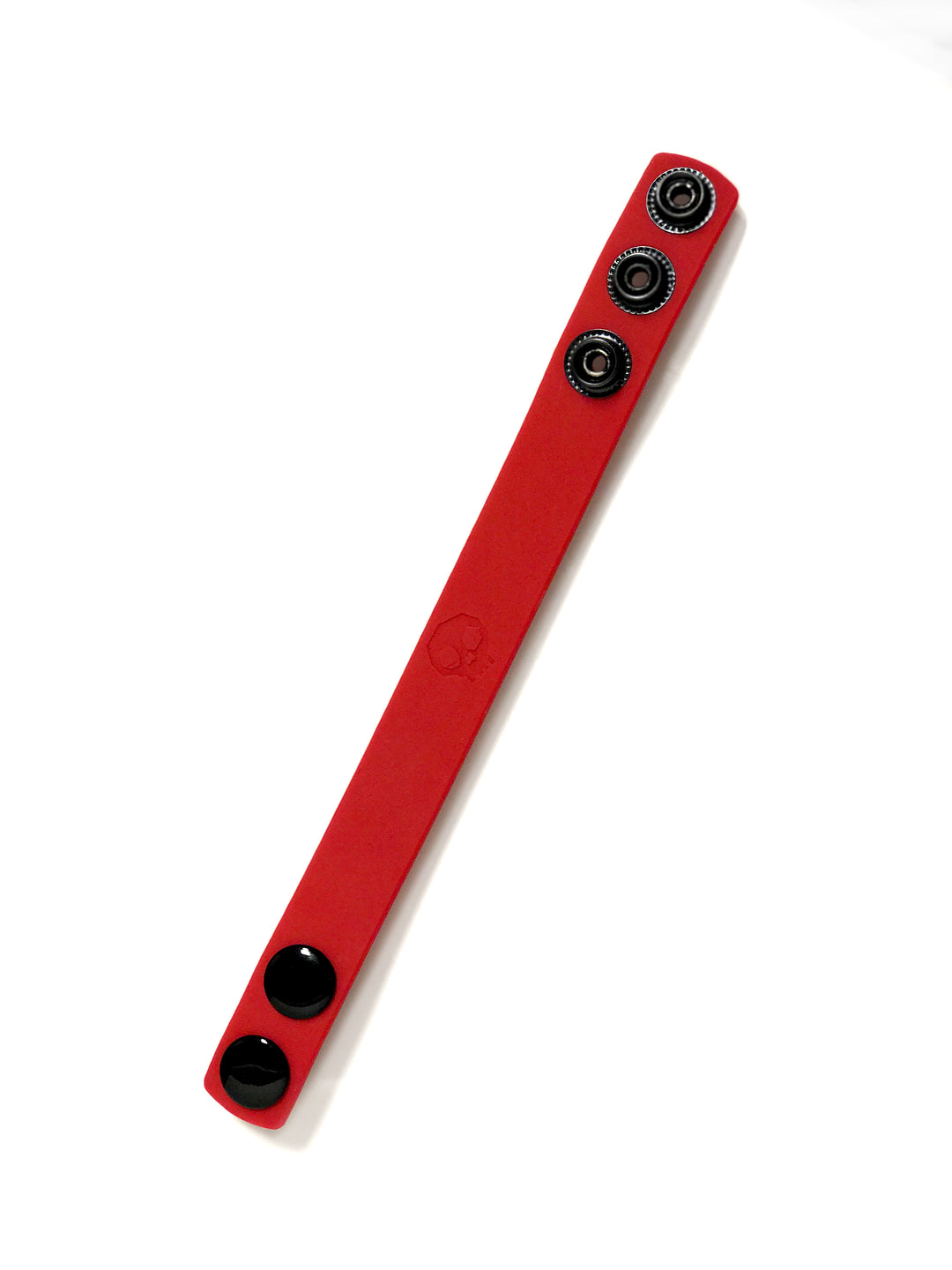 Boneyard Silicone Cock Strap 3 - Snap Ring - Red