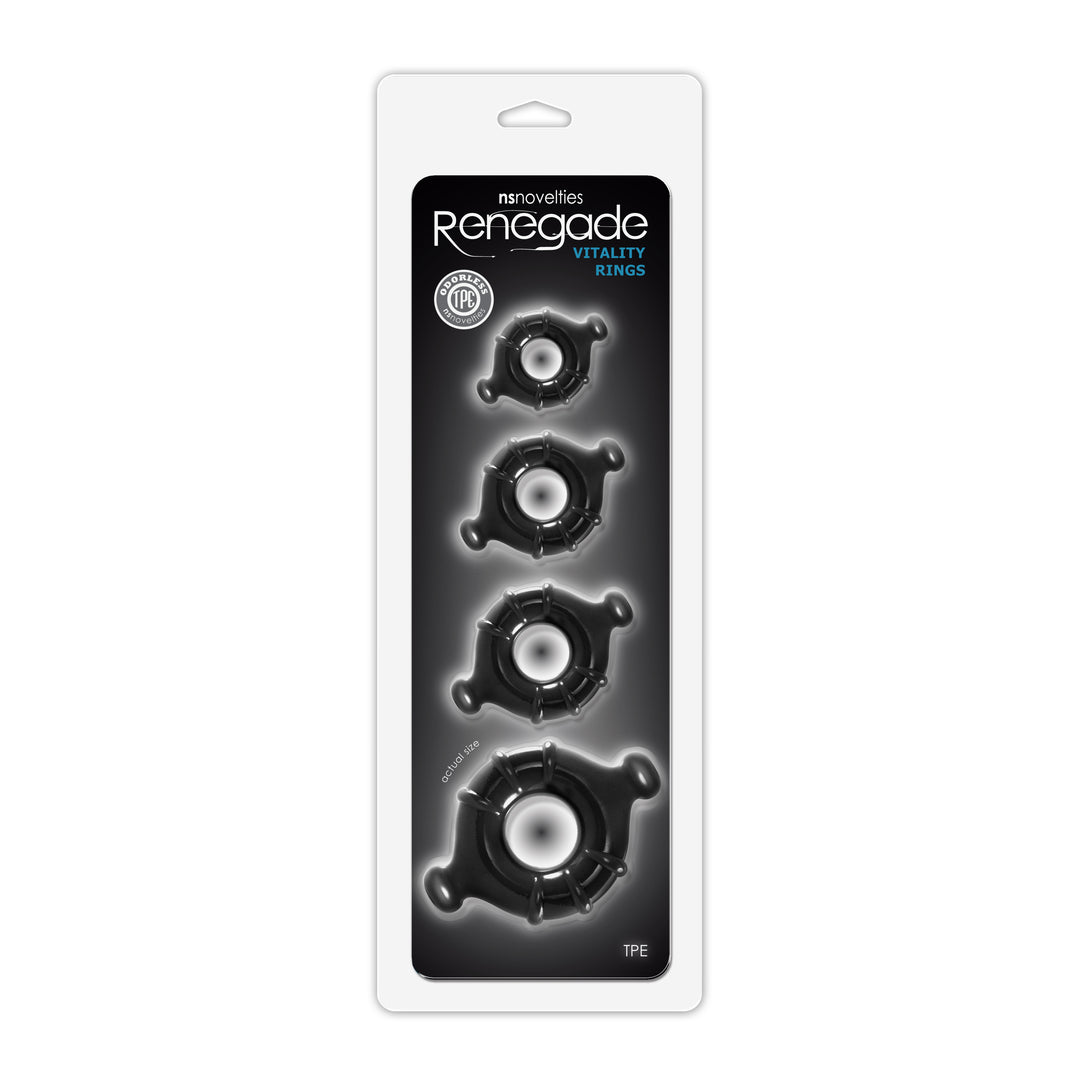 Renegade Vitality Rings - Black