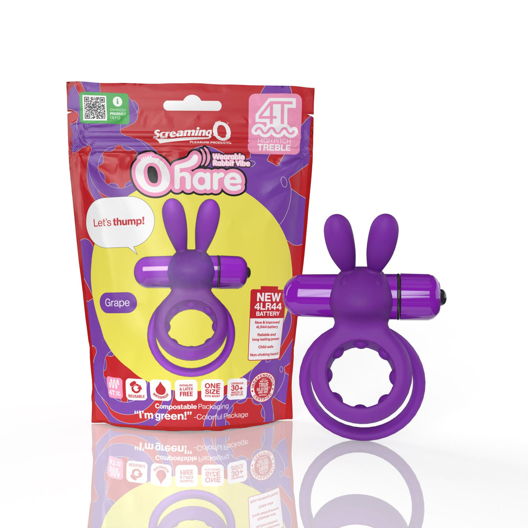 Screaming O 4t - Ohare Wearable Rabbit Vibe -  Grape