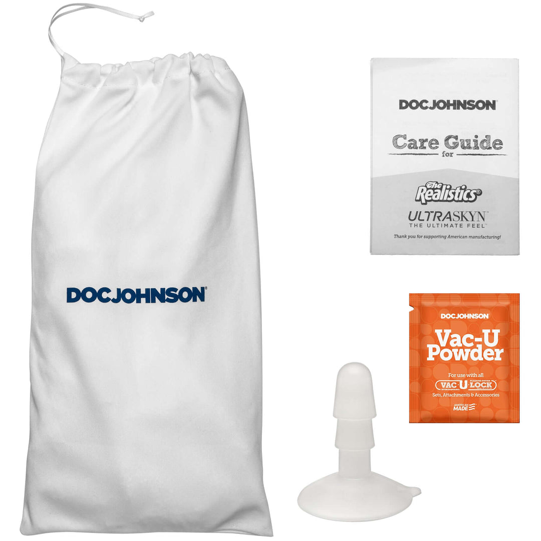 Signature Cocks - Damion Dayski - 12 Inch Ultraskyn Cock With Removable Vac-U-Lock Suction  Cup - Chocolate