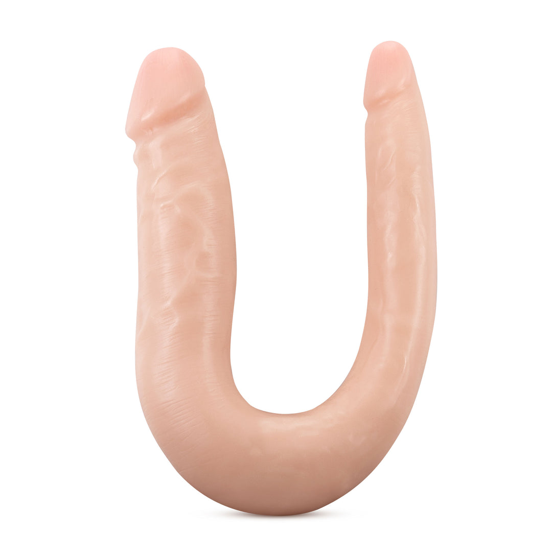 Dr. Skin Silicone - Dr. Double - 12 Inch Double  Dong - Vanilla