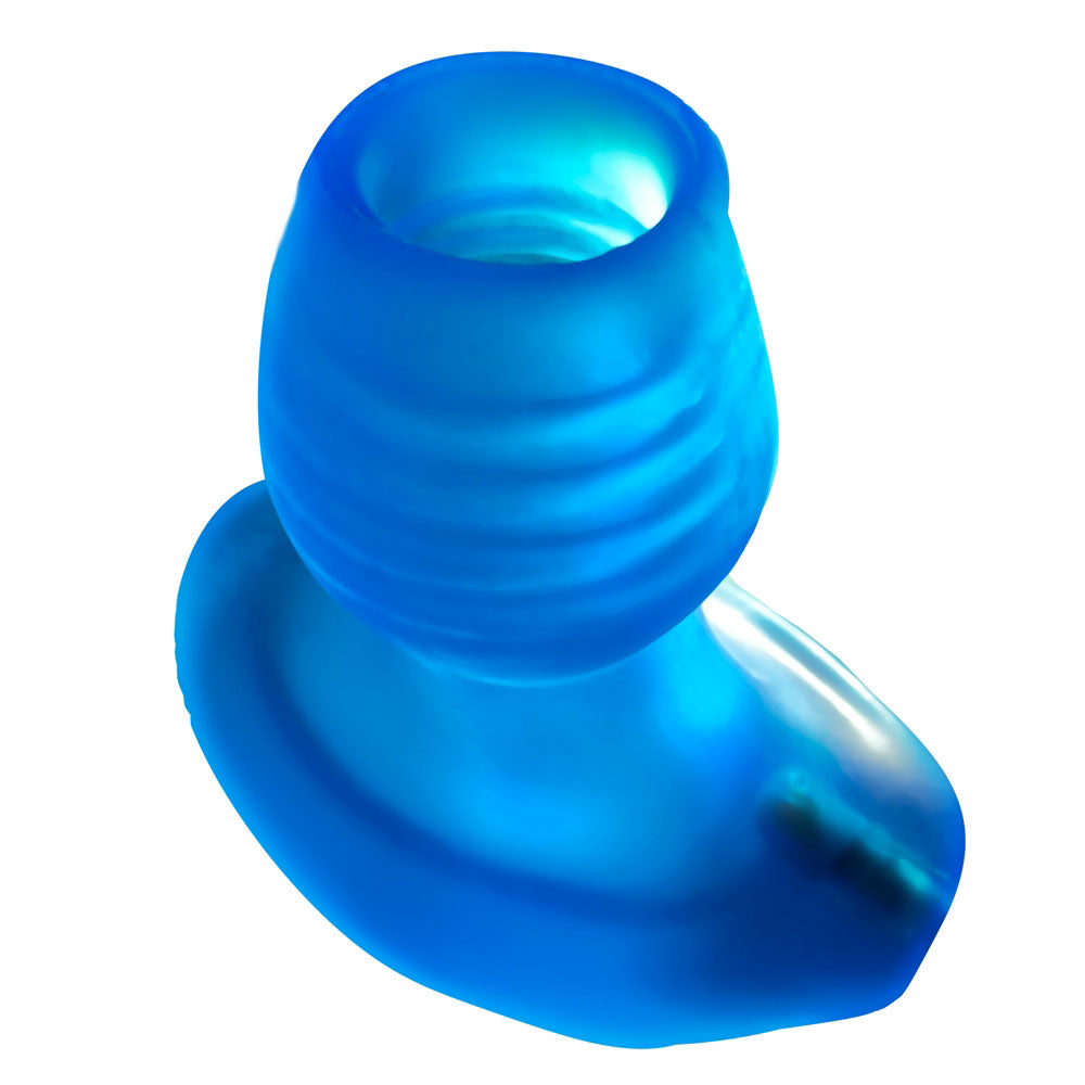 Glow Hole 2 Butt Plug - Large - Blue Morph