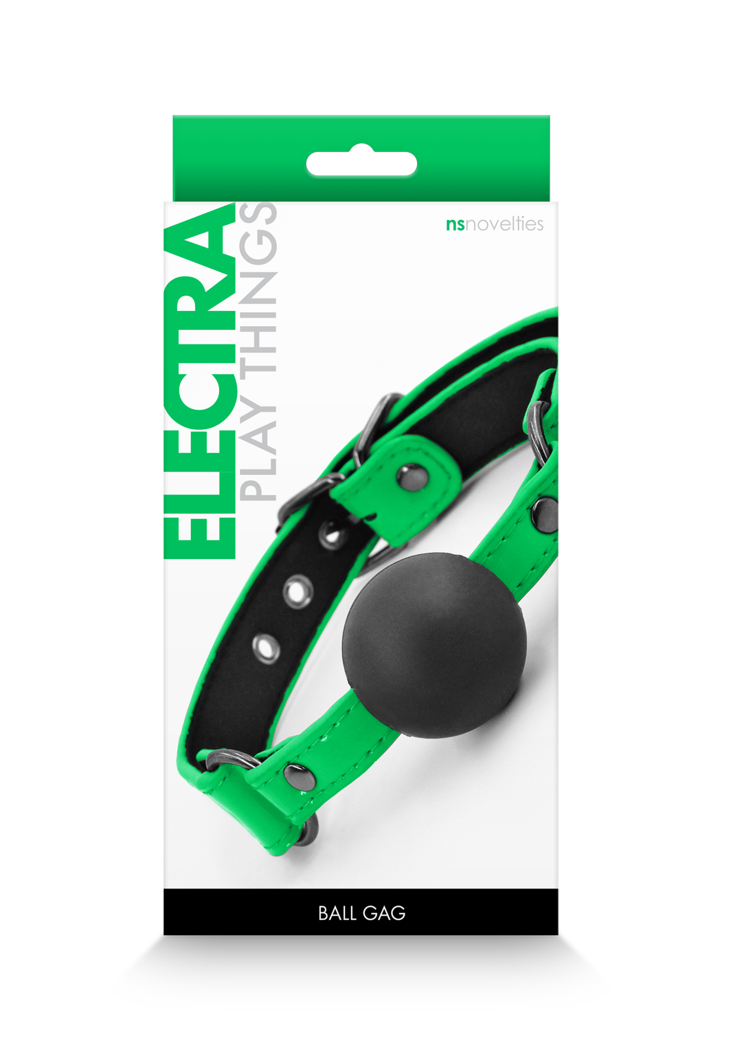 Electra Play Things - Ball Gag - Green