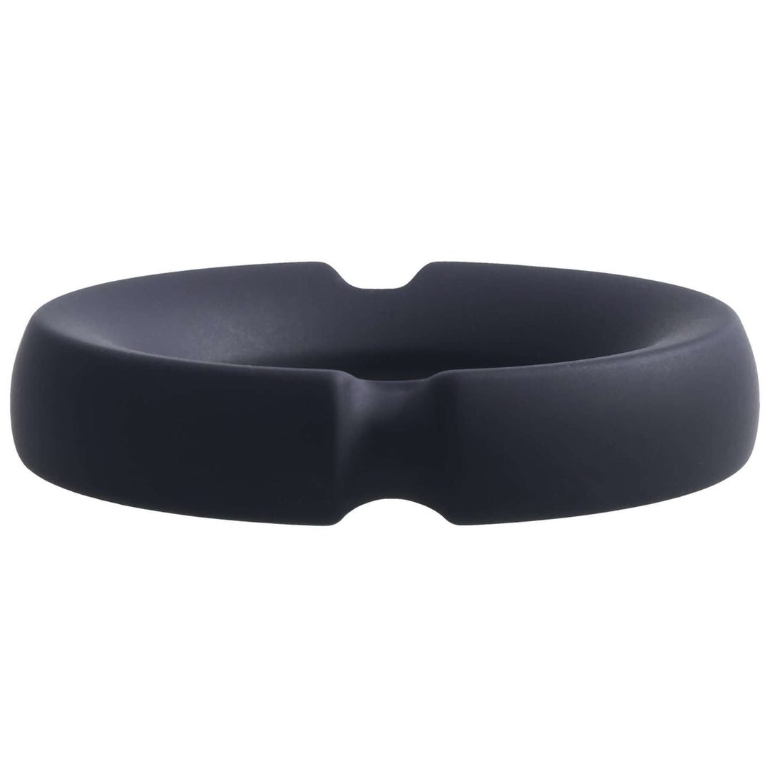 Merci - the Paradox - Silicone Covered Metal Cock  Ring - 50mm - Black