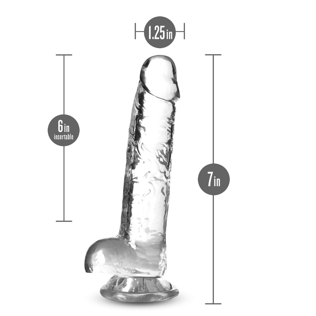 Naturally Yours - 7 Inch Crystalline Dildo -  Diamond